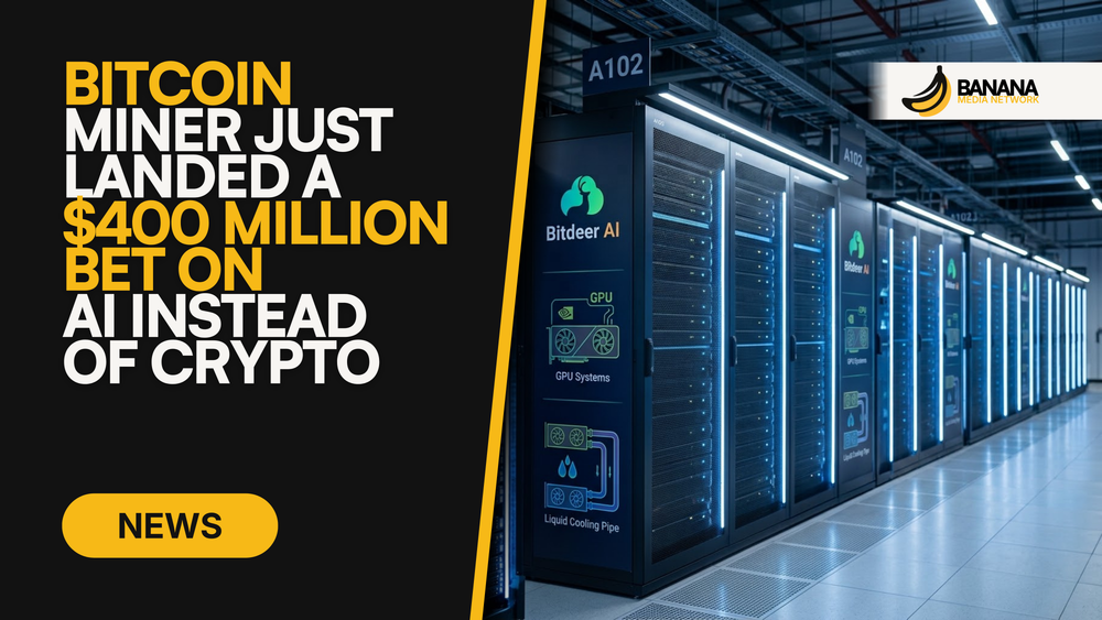 Bitcoin Miner Just Landed A $400 Million Bet On AI Instead Of Crypto