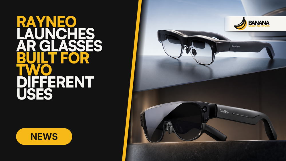 RayNeo Launches AR Glasses Built for Two Different Uses
