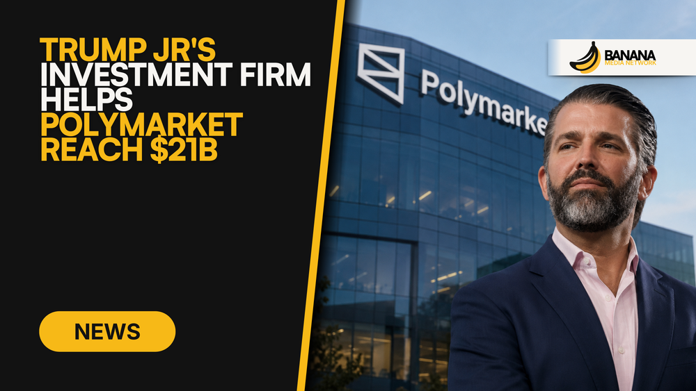 Trump Jr's Investment Firm Helps Polymarket Reach $21B