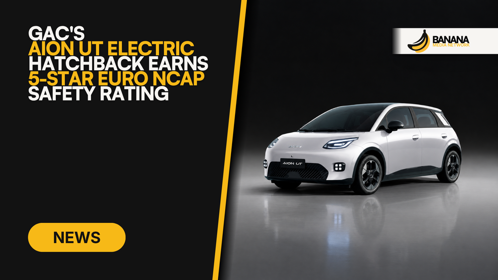 GAC's AION UT Electric Car Earns 5-Star Euro NCAP Safety Rating