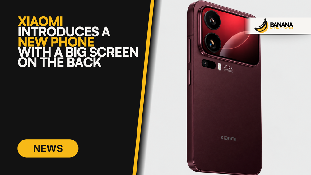 Xiaomi introduces a new phone with a big screen on the back