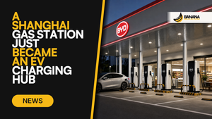 A Shanghai Gas Station Just Became an EV Charging Hub