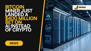 Bitcoin Miner Just Landed A $400 Million Bet On AI Instead Of Crypto